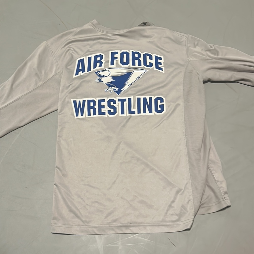 Air Force Wrestling Long Sleeve, Dri fit like material